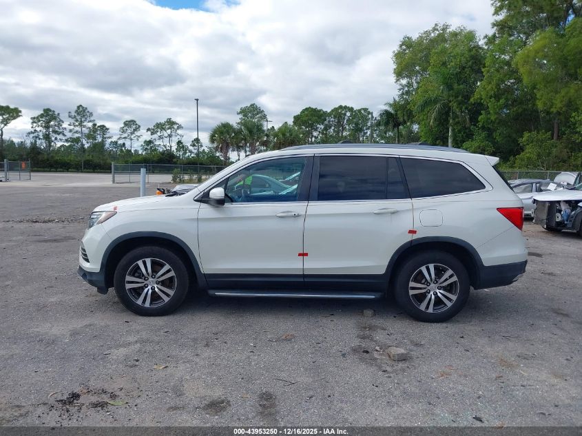 2016 Honda Pilot Ex-L VIN: 5FNYF6H88GB040837 Lot: 43953250