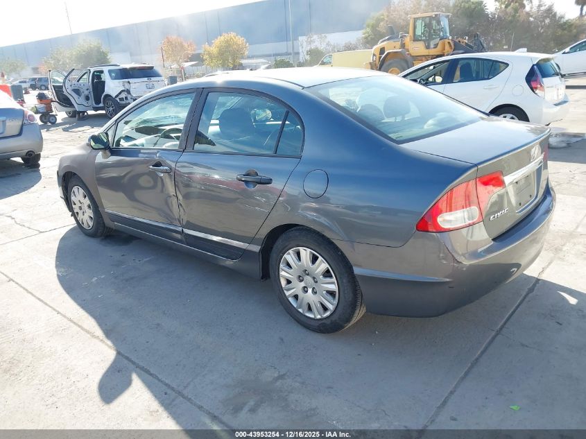 2010 Honda Civic Vp VIN: 19XFA1F36AE032779 Lot: 43953254