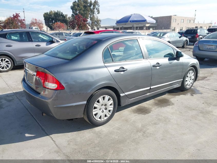 2010 Honda Civic Vp VIN: 19XFA1F36AE032779 Lot: 43953254