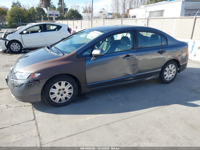 2010 Honda Civic Vp VIN: 19XFA1F36AE032779 Lot: 43953254