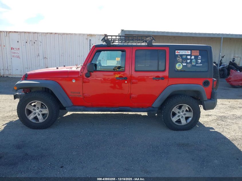 2018 Jeep Wrangler Jk Unlimited Sport S 4X4 VIN: 1C4HJWDG3JL915953 Lot: 43953255