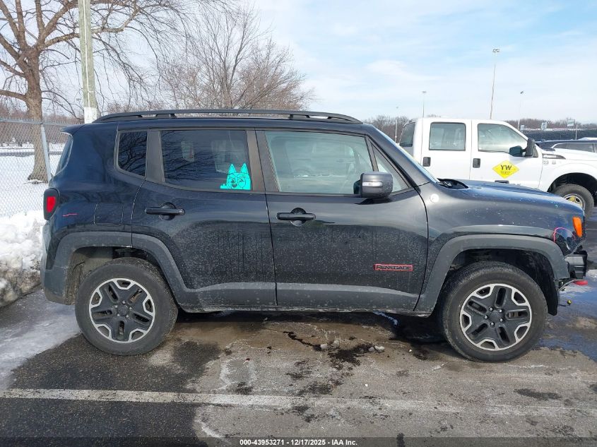 2017 Jeep Renegade Trailhawk 4X4 VIN: ZACCJBCB8HPF17992 Lot: 43953271