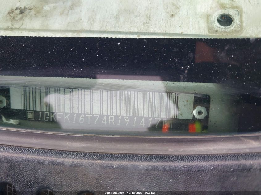 2004 GMC Yukon Xl 1500 Sle/Slt VIN: 1GKFK16T74R191417 Lot: 43953291