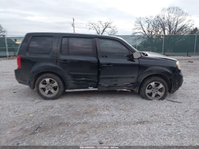 2014 Honda Pilot Ex VIN: 5FNYF4H44EB015531 Lot: 43953293