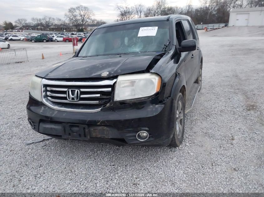 2014 Honda Pilot Ex VIN: 5FNYF4H44EB015531 Lot: 43953293
