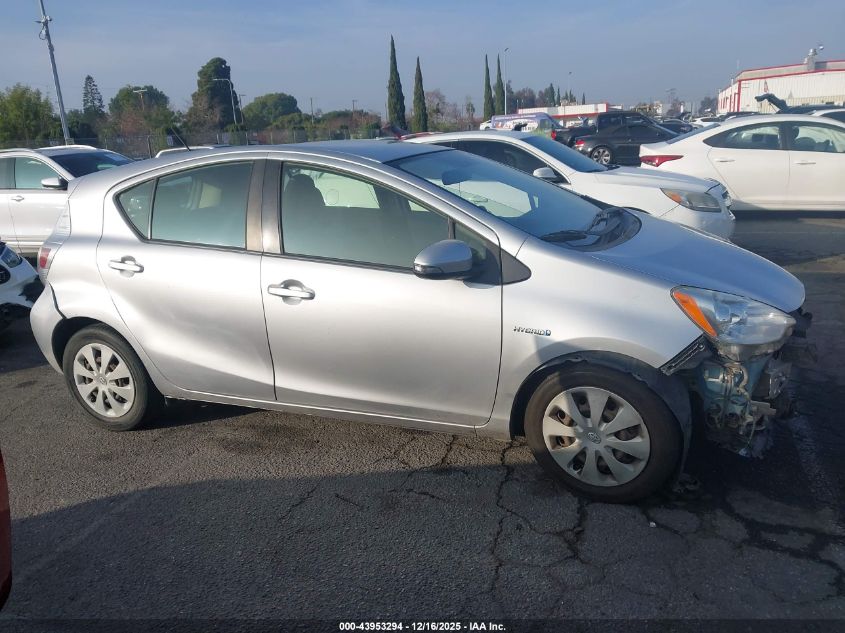 2013 Toyota Prius C One VIN: JTDKDTB30D1549249 Lot: 43953294