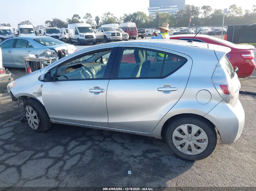 2013 Toyota Prius C One VIN: JTDKDTB30D1549249 Lot: 43953294