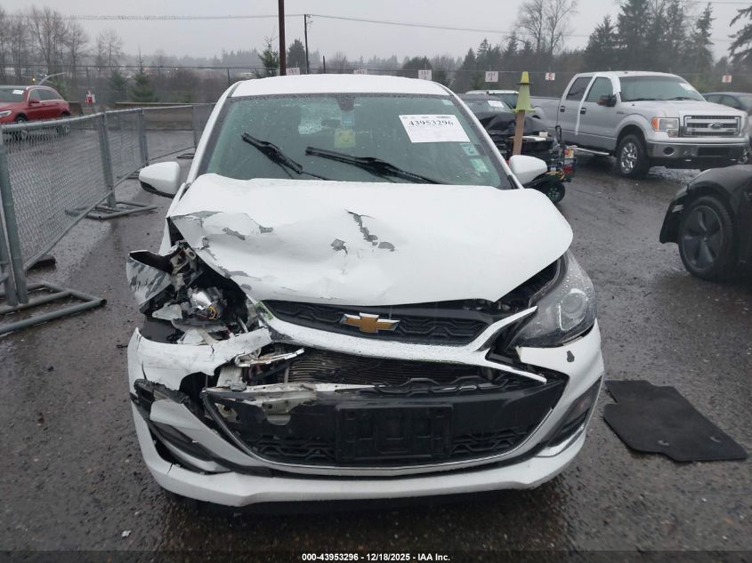 2020 Chevrolet Spark Fwd 1Lt Automatic VIN: KL8CD6SA9LC480674 Lot: 43953296