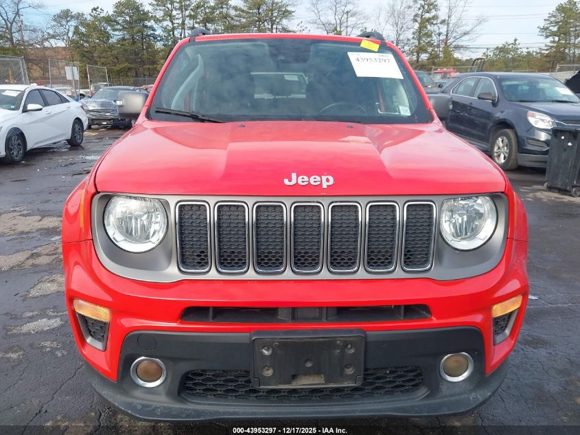 2021 Jeep Renegade Limited 4X4 VIN: ZACNJDD12MPM47312 Lot: 43953297