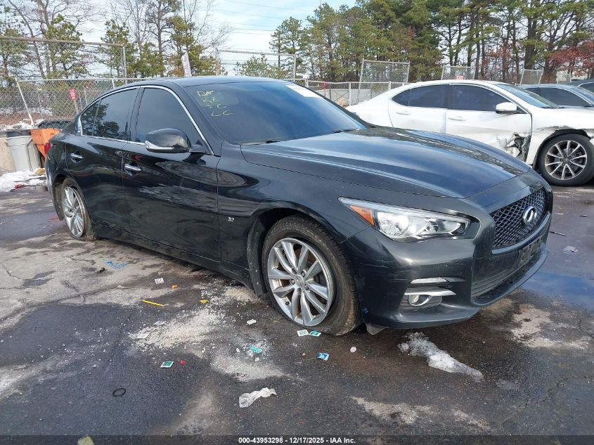 2014 Infiniti Q50 Premium VIN: JN1BV7AR1EM696192 Lot: 43953298