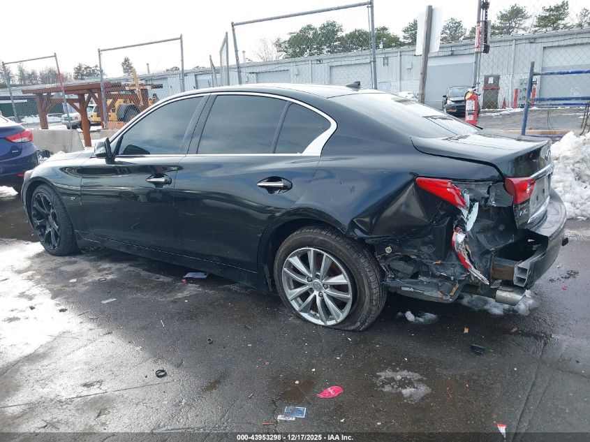 2014 Infiniti Q50 Premium VIN: JN1BV7AR1EM696192 Lot: 43953298