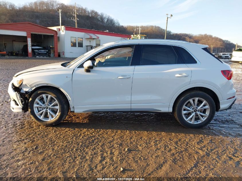 2025 Audi Q3 Premium 45 Tfsi S Line Quattro Tiptronic VIN: WA1EECF34S1065774 Lot: 43953301