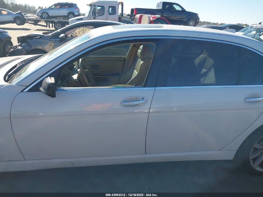 2008 BMW 750Li VIN: WBAHN83588DT80393 Lot: 43953312