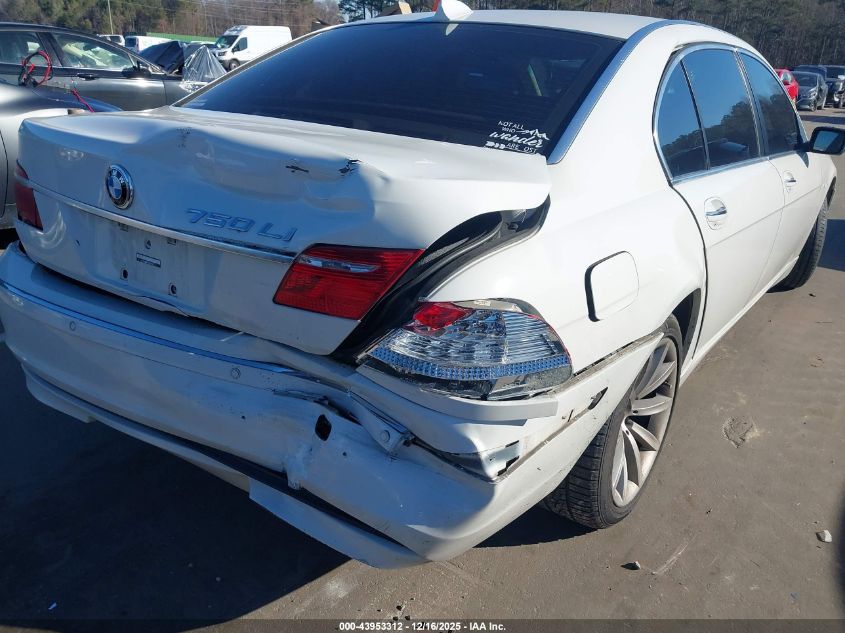 2008 BMW 750Li VIN: WBAHN83588DT80393 Lot: 43953312