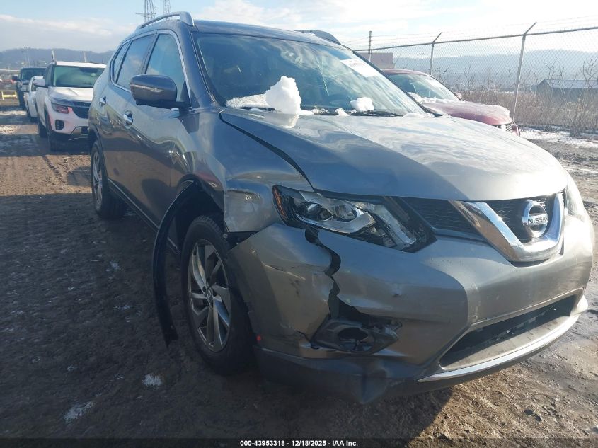 2015 Nissan Rogue Sl VIN: 5N1AT2MV6FC879357 Lot: 43953318