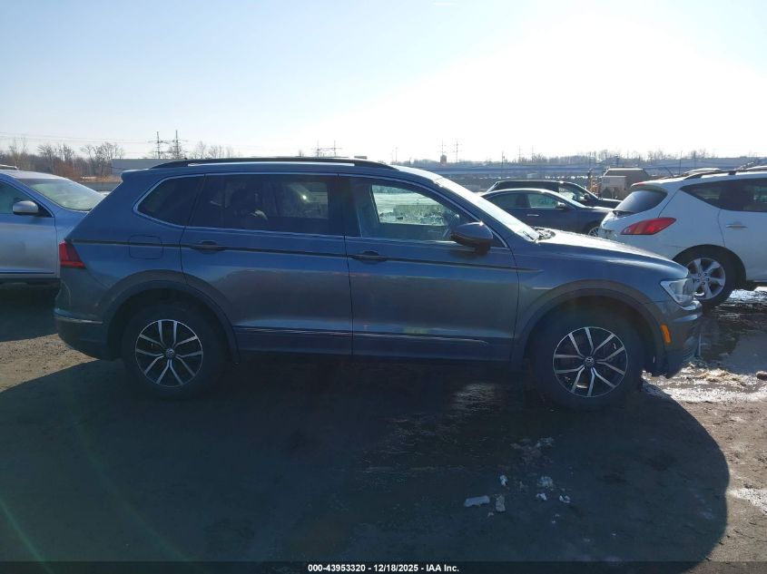 2021 Volkswagen Tiguan 2.0T Se/2.0T Se R-Line Black/2.0T Sel VIN: 3VV3B7AX0MM057055 Lot: 43953320