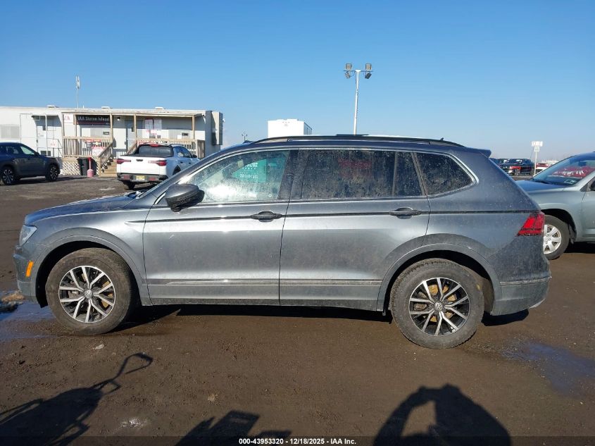 2021 Volkswagen Tiguan 2.0T Se/2.0T Se R-Line Black/2.0T Sel VIN: 3VV3B7AX0MM057055 Lot: 43953320