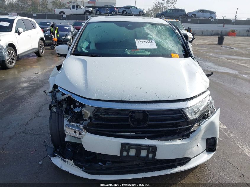 2022 Honda Odyssey Ex-L VIN: 5FNRL6H7XNB042218 Lot: 43953322