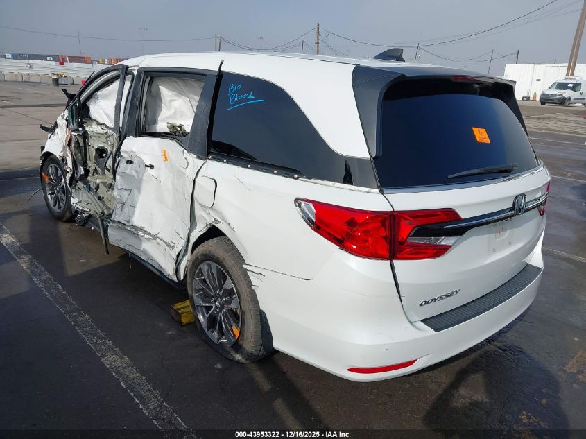 2022 Honda Odyssey Ex-L VIN: 5FNRL6H7XNB042218 Lot: 43953322