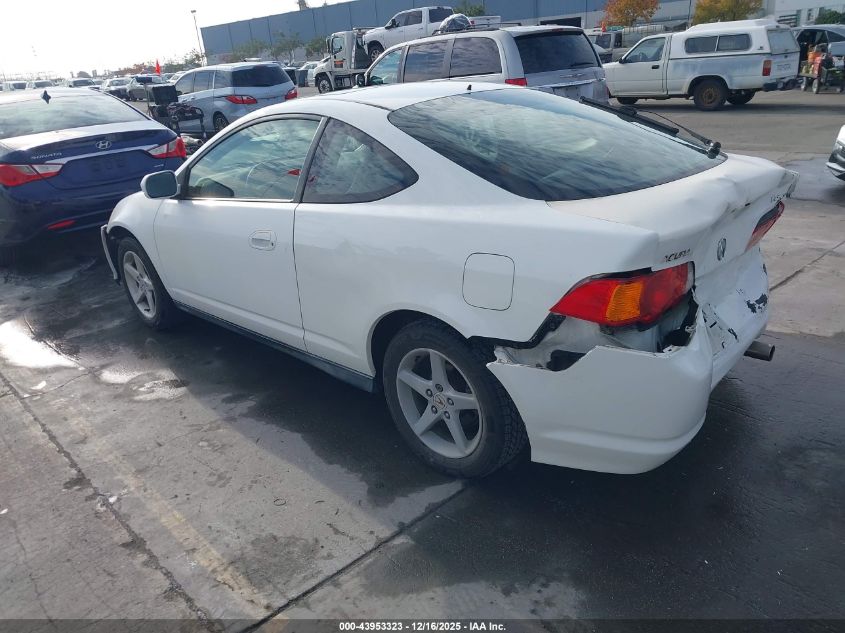 2002 Acura Rsx VIN: JH4DC53832C033789 Lot: 43953323