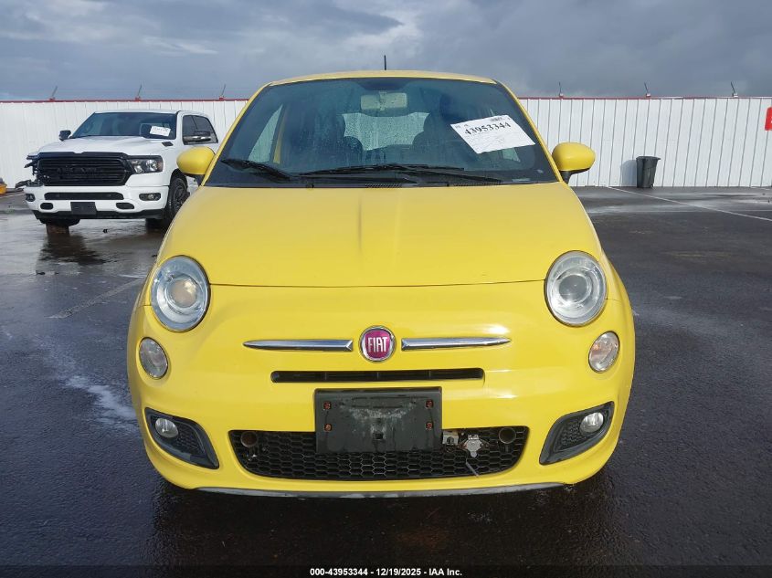 2013 Fiat 500 Sport VIN: 3C3CFFBR7DT607343 Lot: 43953344