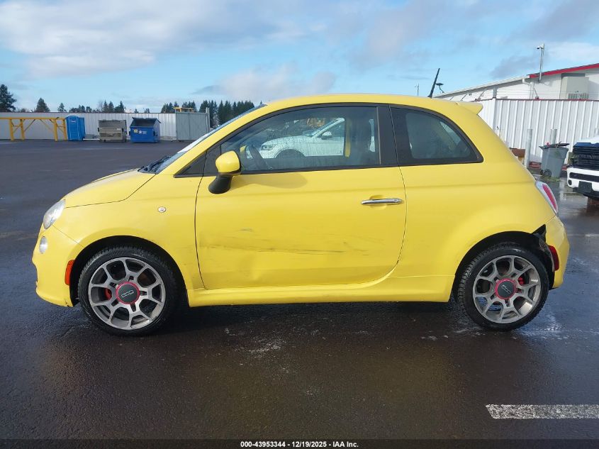 2013 Fiat 500 Sport VIN: 3C3CFFBR7DT607343 Lot: 43953344