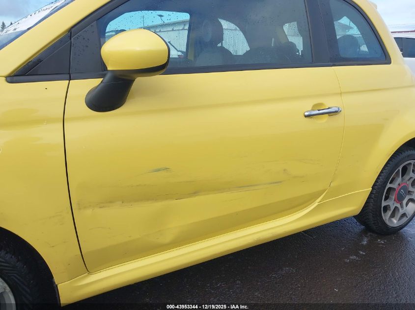 2013 Fiat 500 Sport VIN: 3C3CFFBR7DT607343 Lot: 43953344