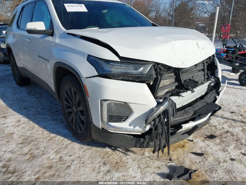 2022 Chevrolet Traverse Rs VIN: 1GNEVJKW9NJ119947 Lot: 43953346