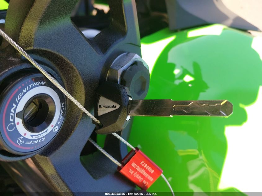 2025 Kawasaki Ex500 H VIN: ML5EXGH19SDA42845 Lot: 43953355