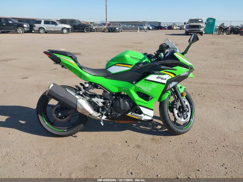 2025 Kawasaki Ex500 H VIN: ML5EXGH19SDA42845 Lot: 43953355