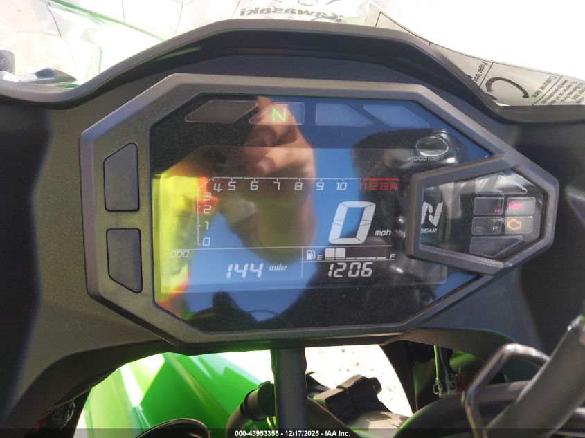 2025 Kawasaki Ex500 H VIN: ML5EXGH19SDA42845 Lot: 43953355