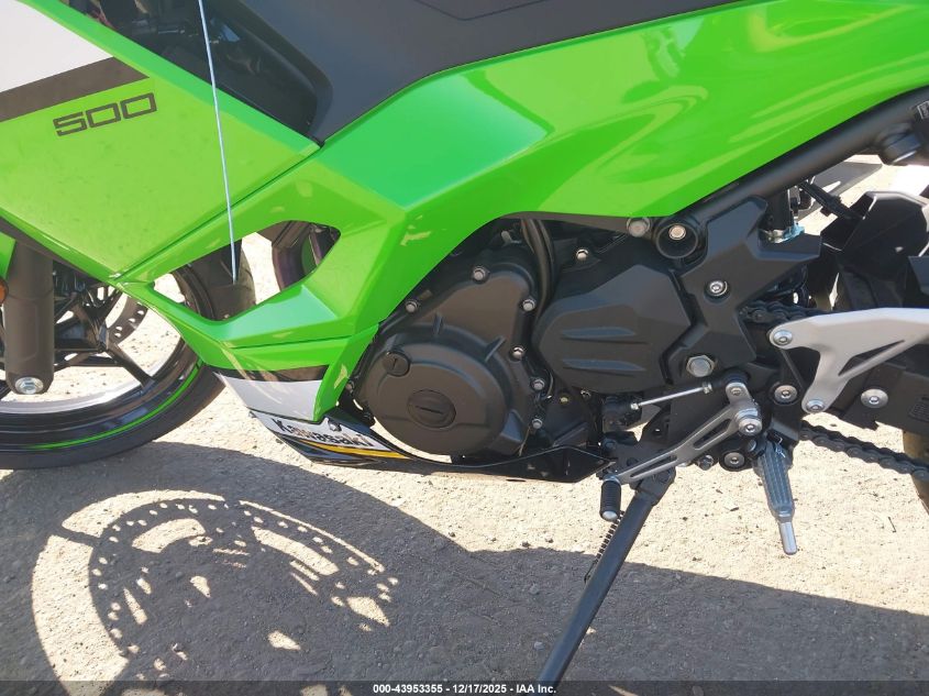 2025 Kawasaki Ex500 H VIN: ML5EXGH19SDA42845 Lot: 43953355