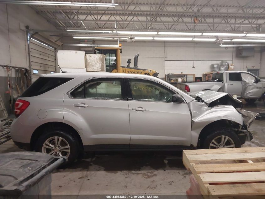 2017 Chevrolet Equinox Ls VIN: 2GNALBEK0H1509000 Lot: 43953360