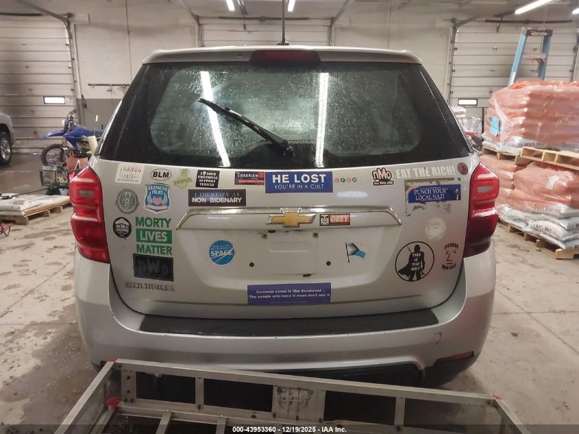 2017 Chevrolet Equinox Ls VIN: 2GNALBEK0H1509000 Lot: 43953360