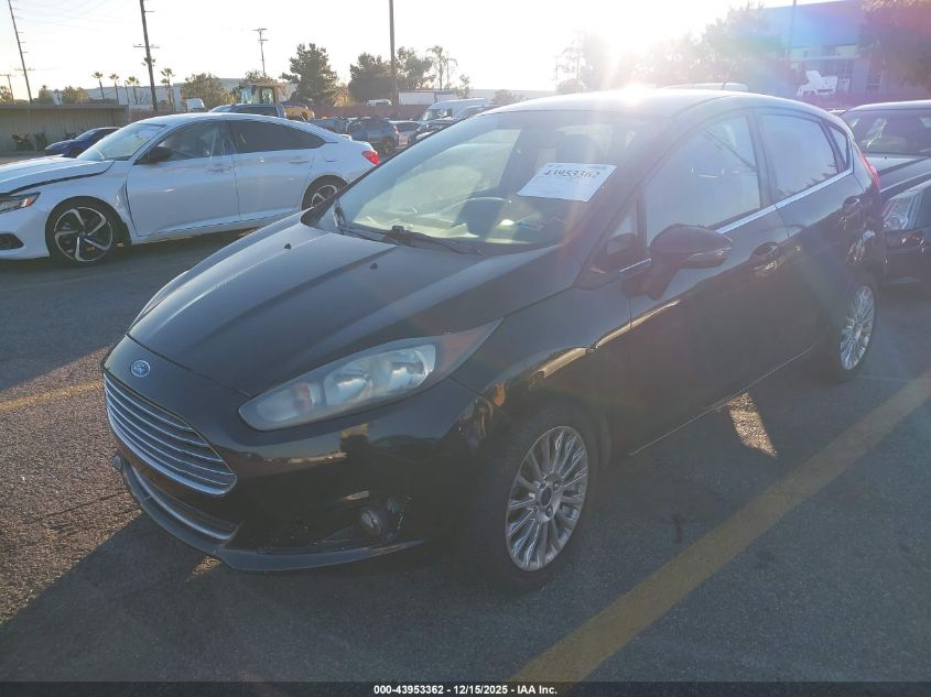 2015 Ford Fiesta Titanium VIN: 3FADP4FJ7FM110639 Lot: 43953362