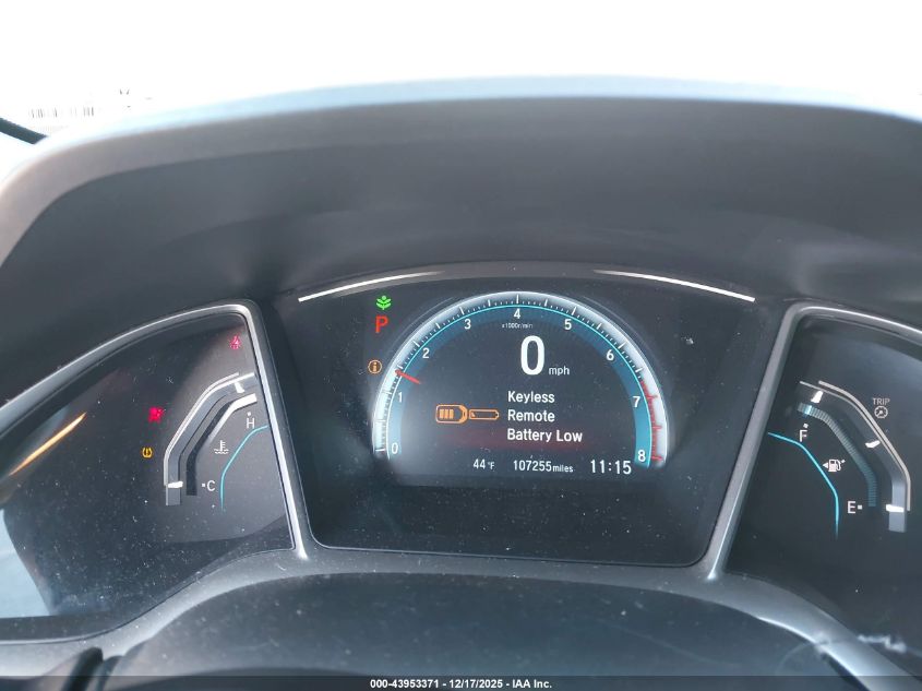 2016 Honda Civic Ex VIN: 19XFC2F71GE075700 Lot: 43953371