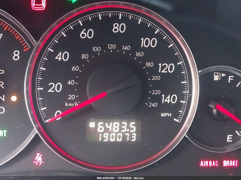 2009 Subaru Outback 2.5I Limited VIN: 4S4BP66C397320499 Lot: 43953381