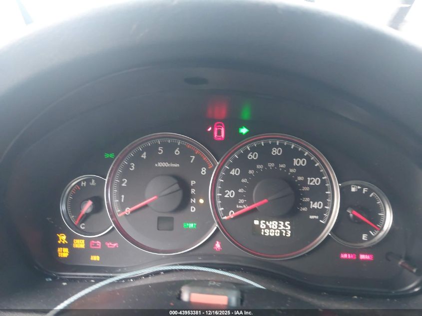 2009 Subaru Outback 2.5I Limited VIN: 4S4BP66C397320499 Lot: 43953381