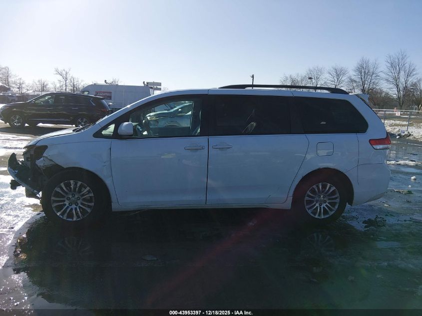 2012 Toyota Sienna Xle V6 8 Passenger VIN: 5TDYK3DC6CS203964 Lot: 43953397