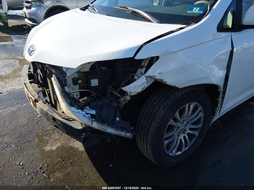 2012 Toyota Sienna Xle V6 8 Passenger VIN: 5TDYK3DC6CS203964 Lot: 43953397