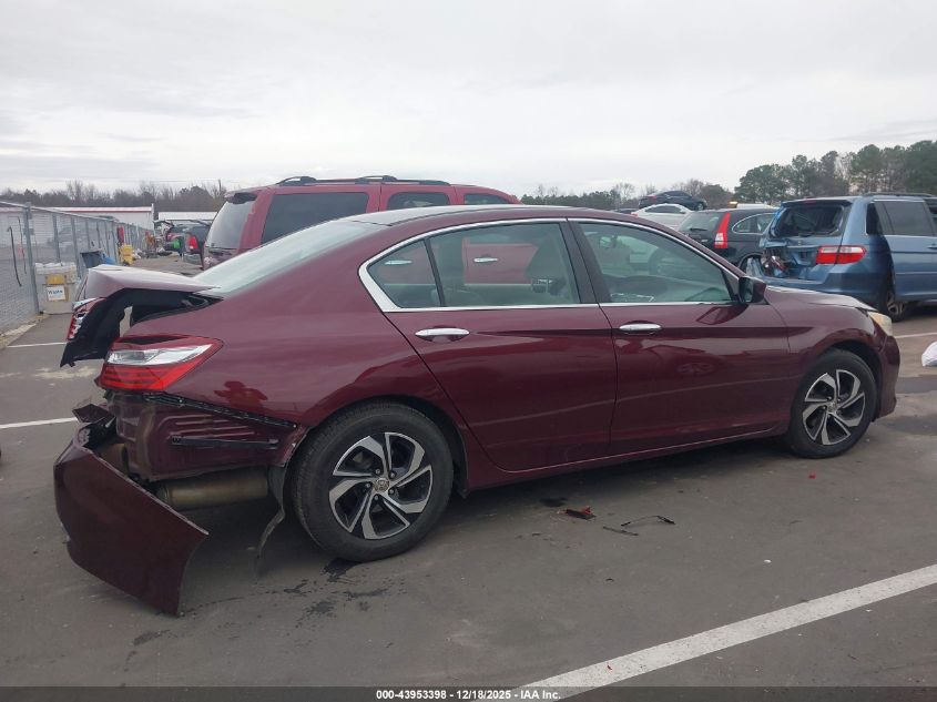 2017 Honda Accord Lx VIN: 1HGCR2F37HA032502 Lot: 43953398