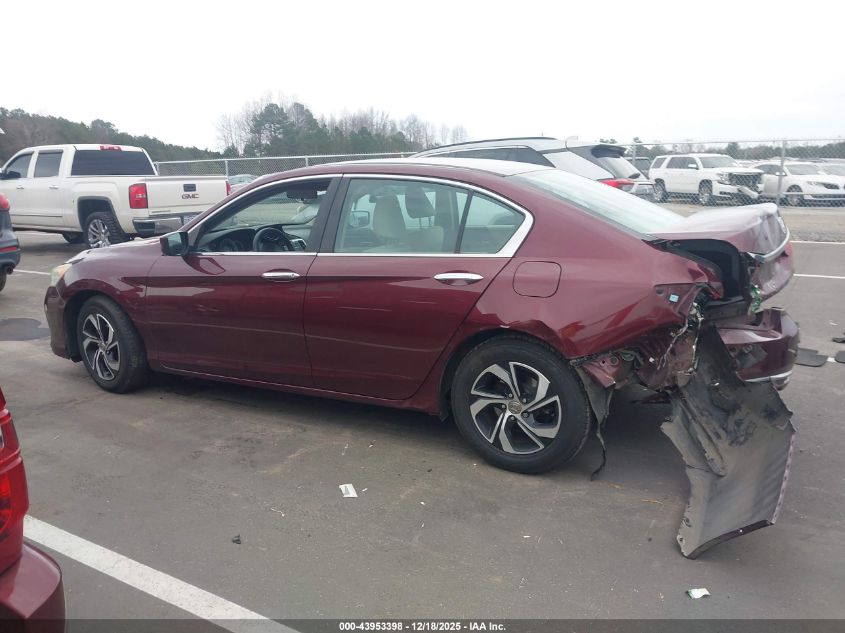 2017 Honda Accord Lx VIN: 1HGCR2F37HA032502 Lot: 43953398