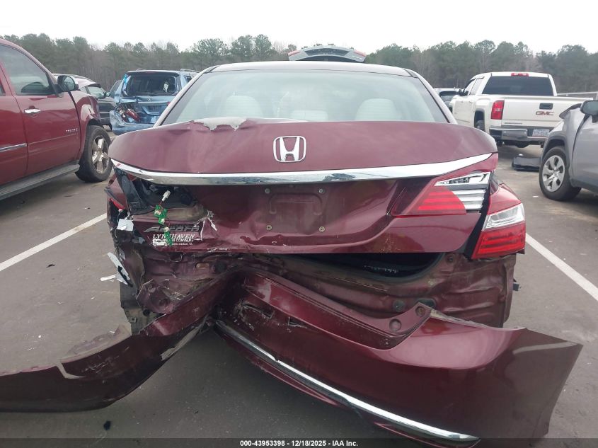 2017 Honda Accord Lx VIN: 1HGCR2F37HA032502 Lot: 43953398