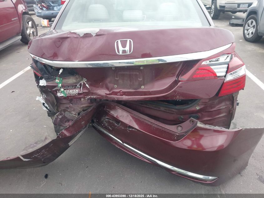 2017 Honda Accord Lx VIN: 1HGCR2F37HA032502 Lot: 43953398