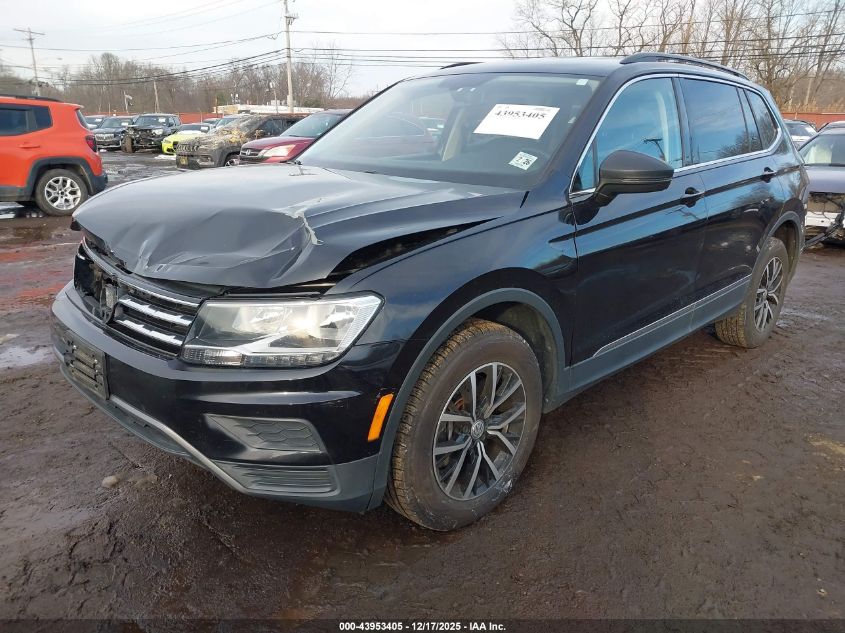2021 Volkswagen Tiguan 2.0T Se/2.0T Se R-Line Black/2.0T Sel VIN: 3VV2B7AX3MM057787 Lot: 43953405