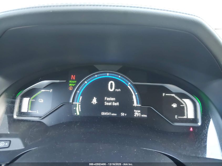 2018 Honda Clarity Plug-In Hybrid VIN: JHMZC5F16JC000367 Lot: 43953406