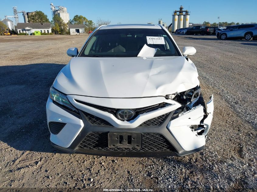 2019 Toyota Camry Se VIN: 4T1B11HK6KU844309 Lot: 43953442