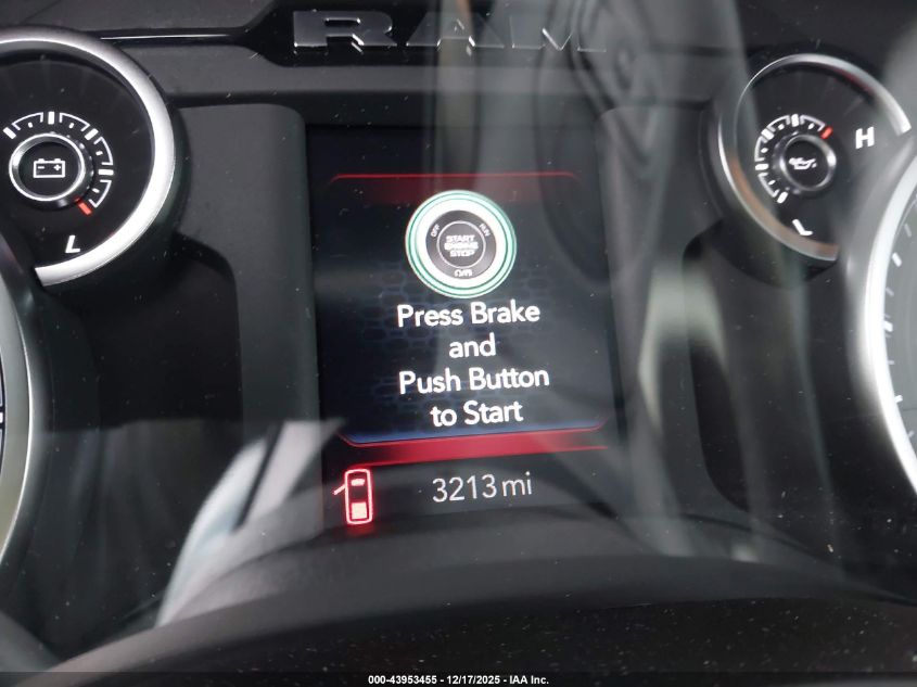 2025 Ram 1500 Big Horn 4X4 5'7 Box VIN: 1C6RRFFG1SN203903 Lot: 43953455