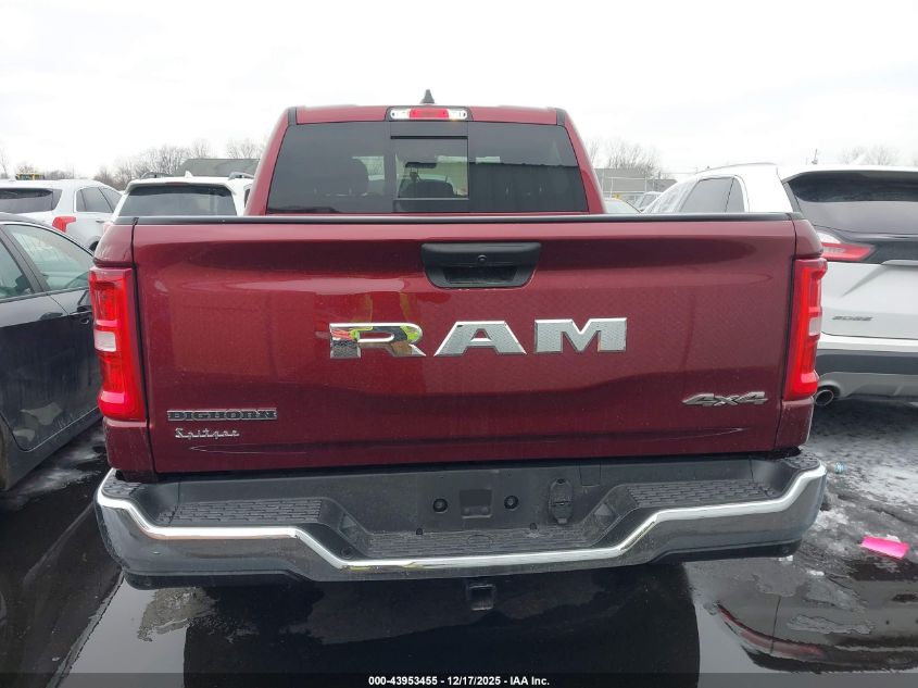 2025 Ram 1500 Big Horn 4X4 5'7 Box VIN: 1C6RRFFG1SN203903 Lot: 43953455