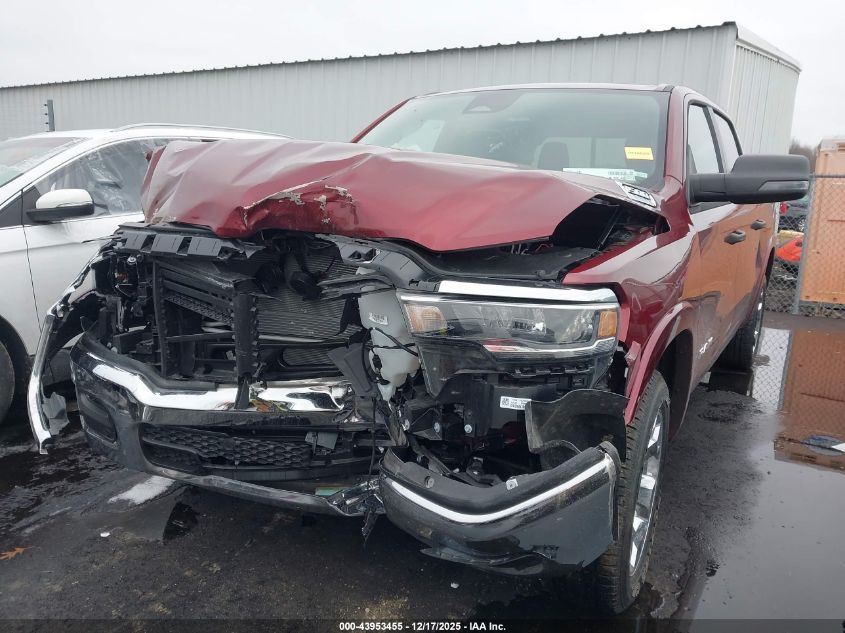 2025 Ram 1500 Big Horn 4X4 5'7 Box VIN: 1C6RRFFG1SN203903 Lot: 43953455